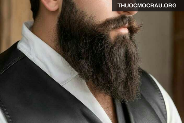 Râu nhọn Ducktail, chữ V